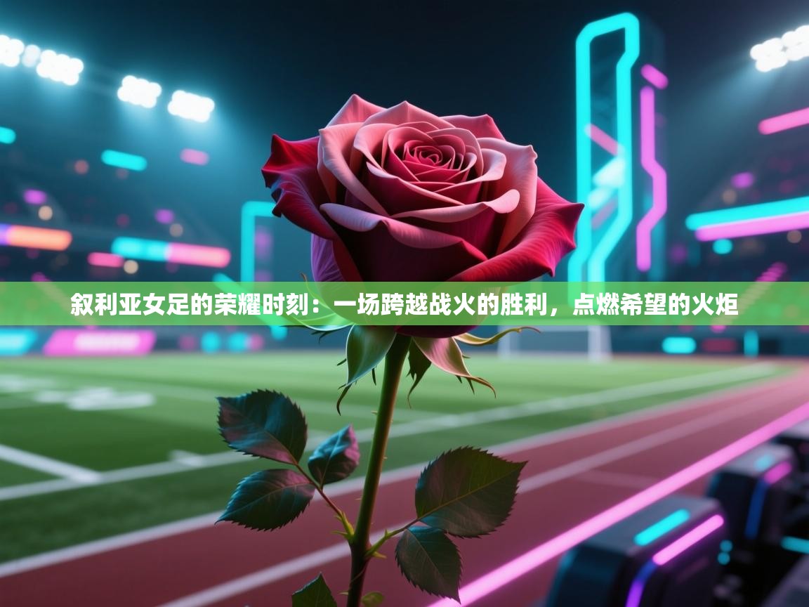 叙利亚女足的荣耀时刻:一场跨越战火的胜利,点燃希望的火炬 第1张